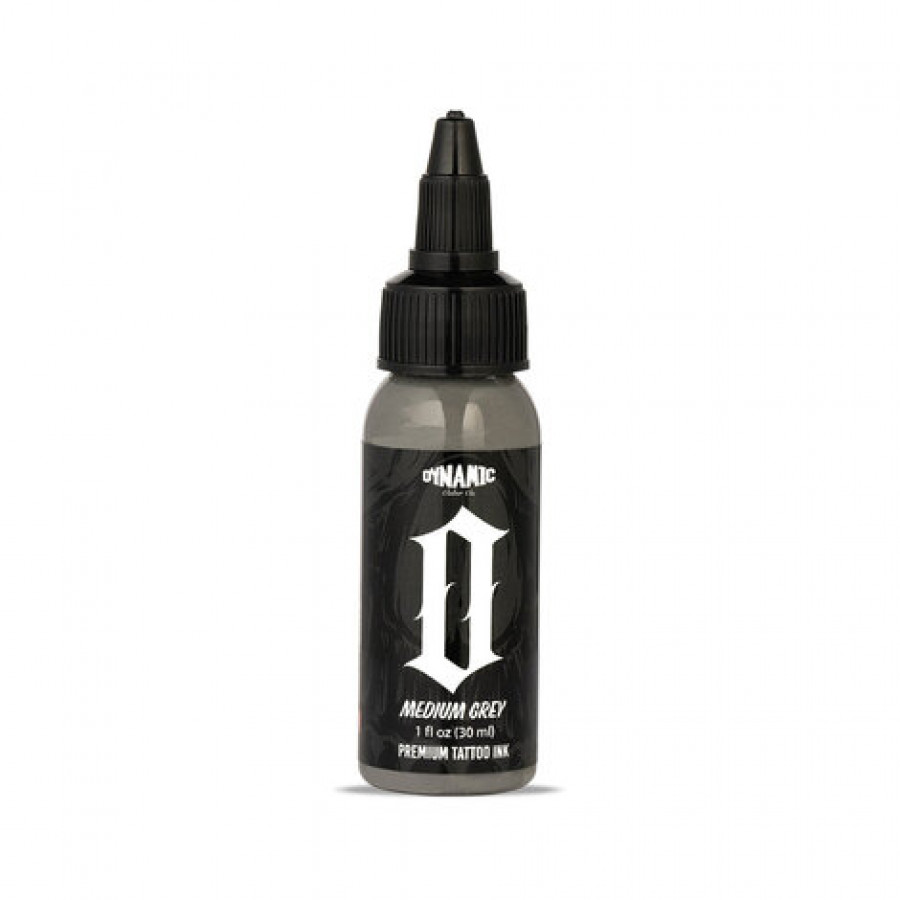 Тату краска Dynamic Colors Smoke Opaque Greys Set (5 пигментов)